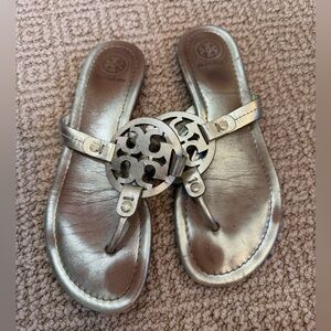 Gold Tory Burch sandals